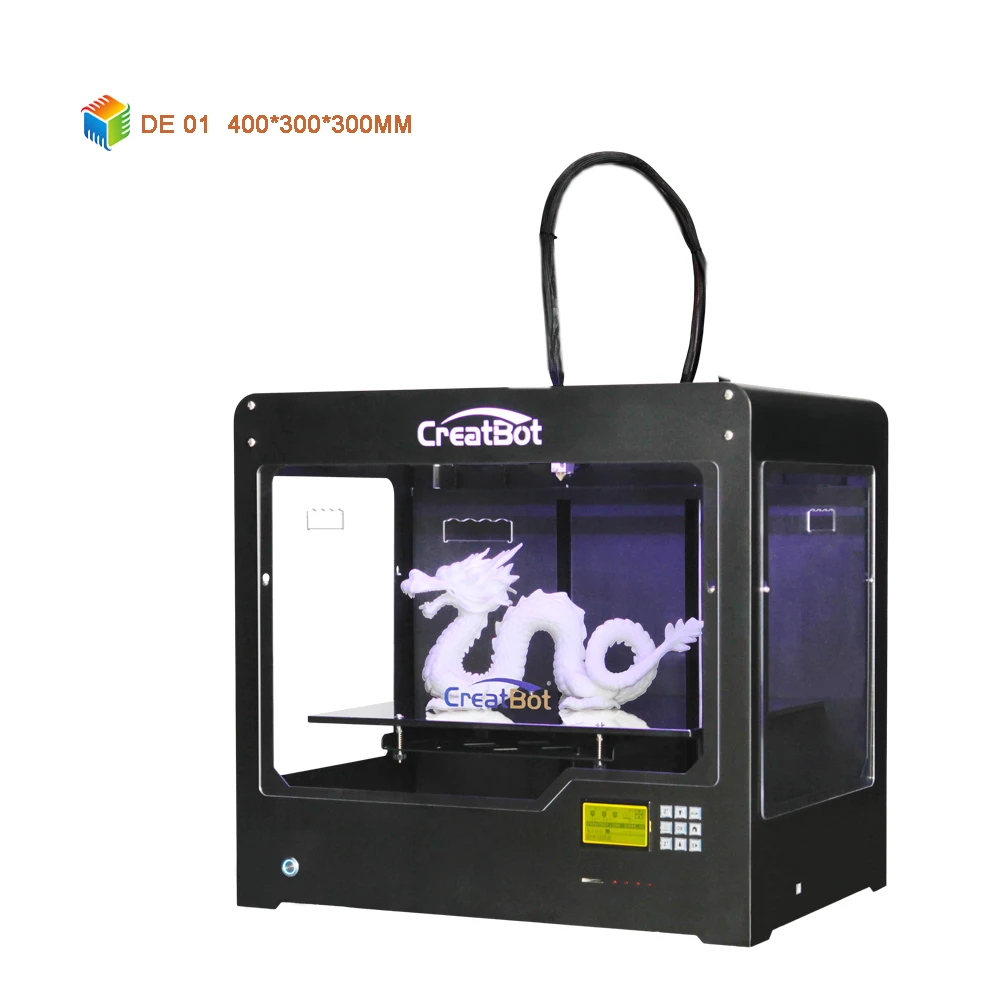 DE01 400*300*300mm 400 degrees single Extruder Creatbot 3d printer
