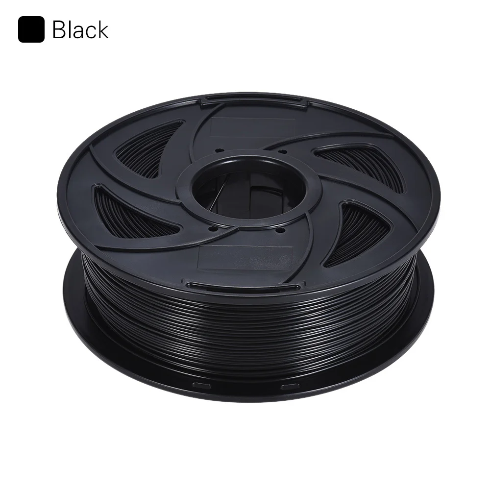 3d принтер Pla нити 1,75 мм 1 кг/0,02 фунтов точность+/-1,75 мм ABS/PLA 3D-принтер мм Filamento материал для ender 3 pro - Цвет: Black ABS