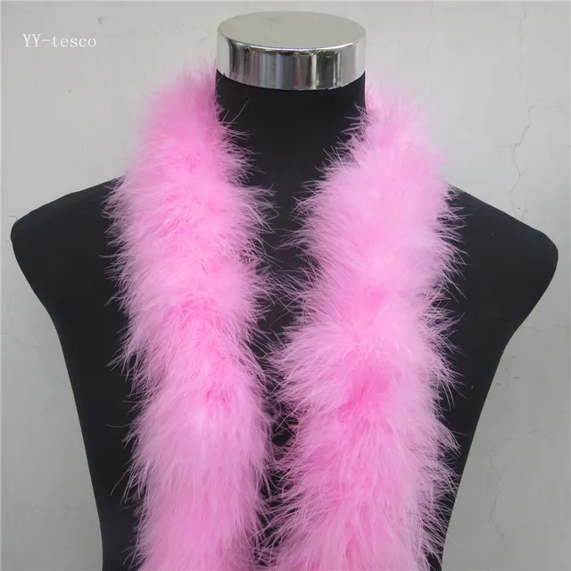 20 Meters fluffy feather boa super quality dyed purple turkey feather