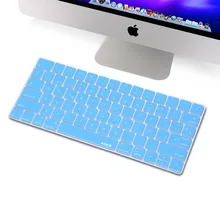 Для Magic покрытие для клавиатуры, XSKN испанский Язык Защитная пленка для клавиатуры для Apple Беспроводной Bluetooth волшебный клавиатура, синий