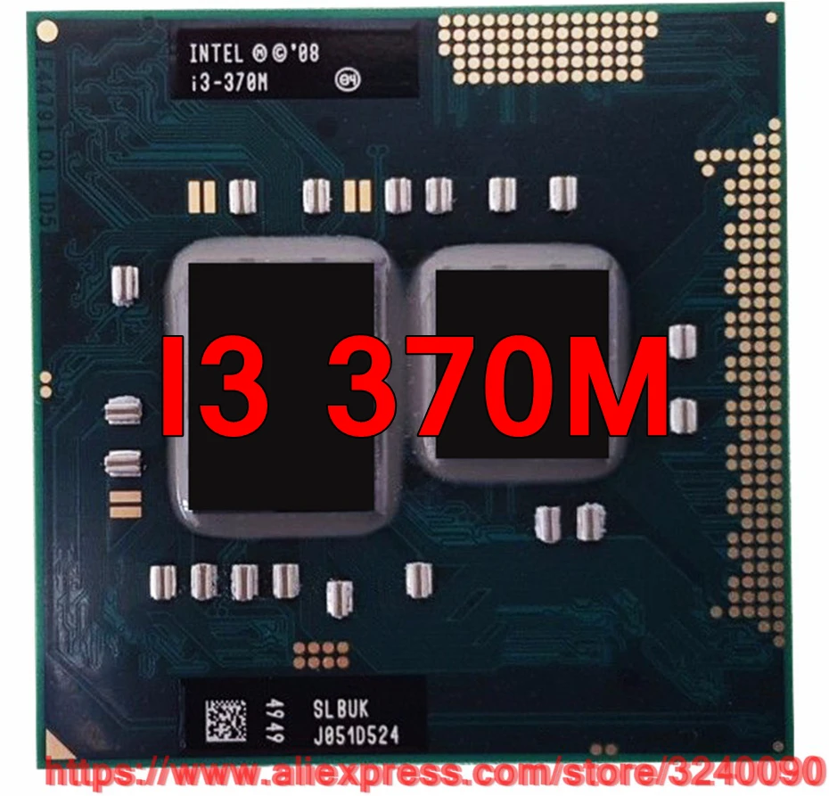 Процессор Intel Core i3 370 м 2,40 ГГц i3-370M двухъядерным процессором PGA988 процессор для мобильных компьютеров ноутбук процессор