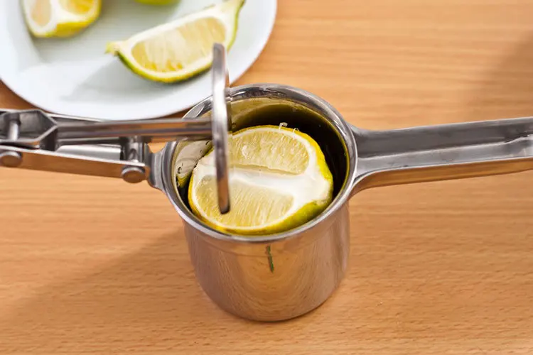 Ручной пресс из нержавеющей стали приспособления для фруктов и овощей легко чистить соковыжиматель для лимона подходит для домашнего использования соковыжиматель для лимона