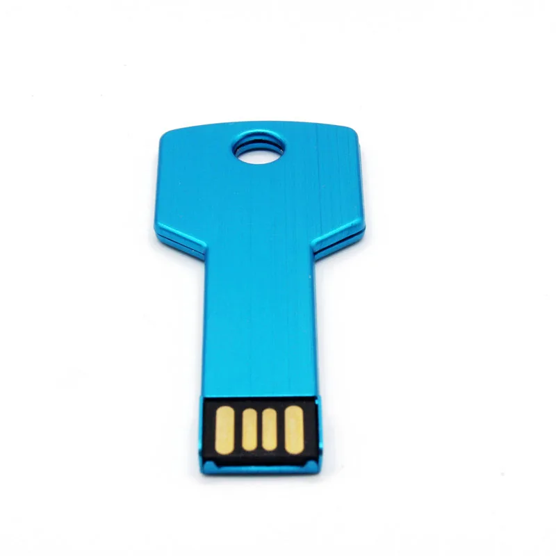 Usb Flash 64 ГБ 32 ГБ 16 ГБ 8 ГБ 4 ГБ Металл Pendrive2.0 более 10 шт. Бесплатный Пользовательский логотип флеш-накопитель в виде ключа Usb Stick подарки оптом Memoria Stick