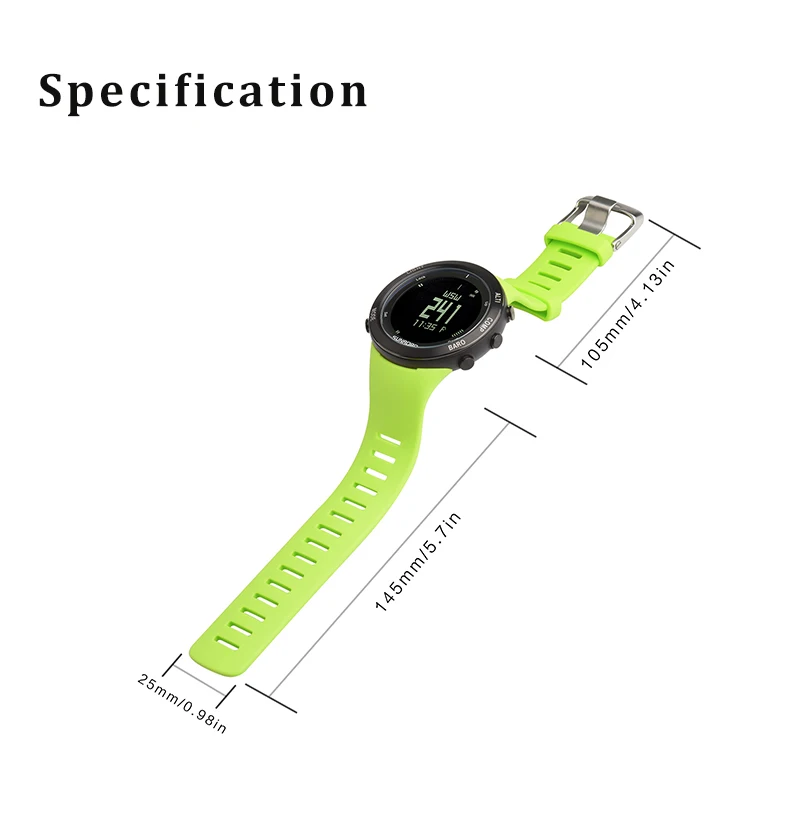 Reloj Hombre SUNROAD, военные цифровые спортивные часы для ныряльщиков, мужские часы, лучший бренд, роскошные часы с монитором сердечного ритма, наручные часы, часы saat