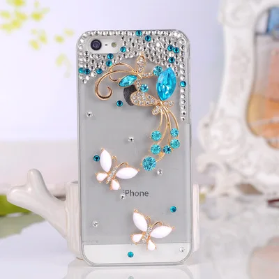 

LaMaDiaa Case For Xiaomi Redmi7 5 6 4X 4A 5A 6A Note7 4 5 6 Note4X 5A Coque Luxury Bling Rhinestone Diamond Butterfly Phone Case