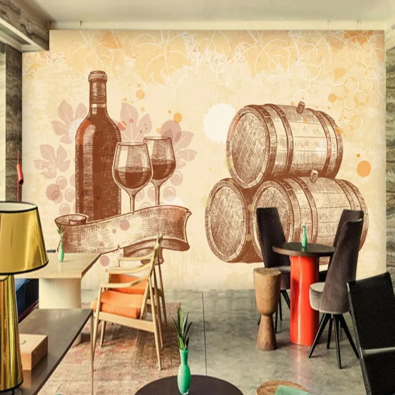 Wine Room Mural Wall