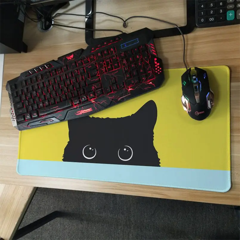 kitty wallpaper Mouse pad Custom gaming 30x60 cm for CS GO mouse desktop mats (3)