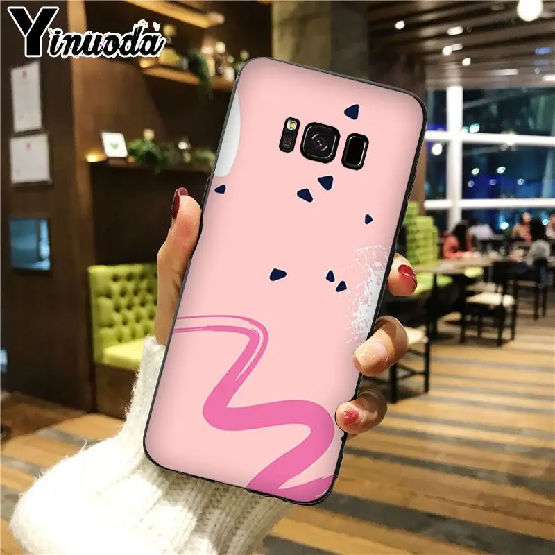 Navy pink design paint