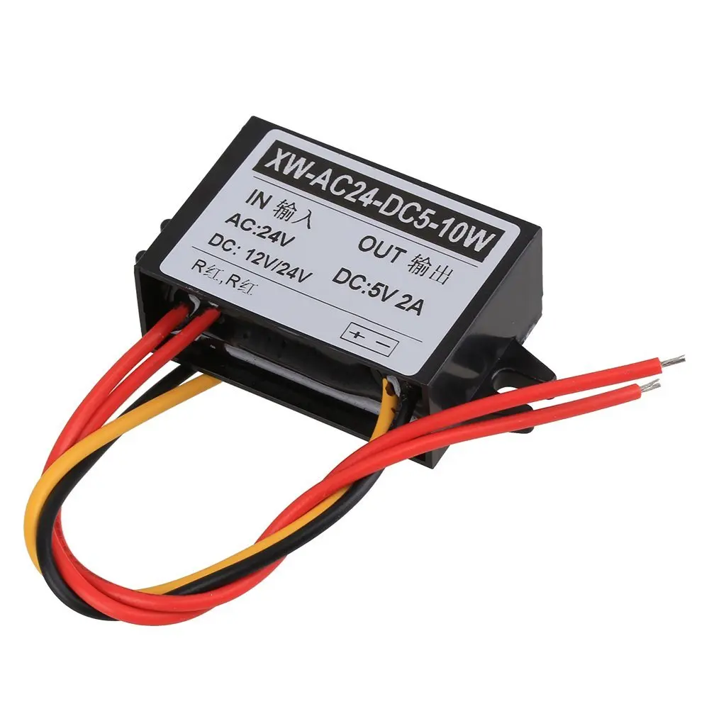 

AC 24V to DC 5V 2A 10W Car Power Supply Buck Converter Non-isolated Buck Module