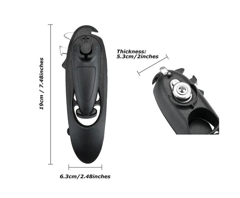 Консервный нож Портативная ручная банка многофункциональная открывалка в жестяных банках открывалка пищевая крышка банки боковая фреза пивная Крышка открывающийся инструмент для кухни