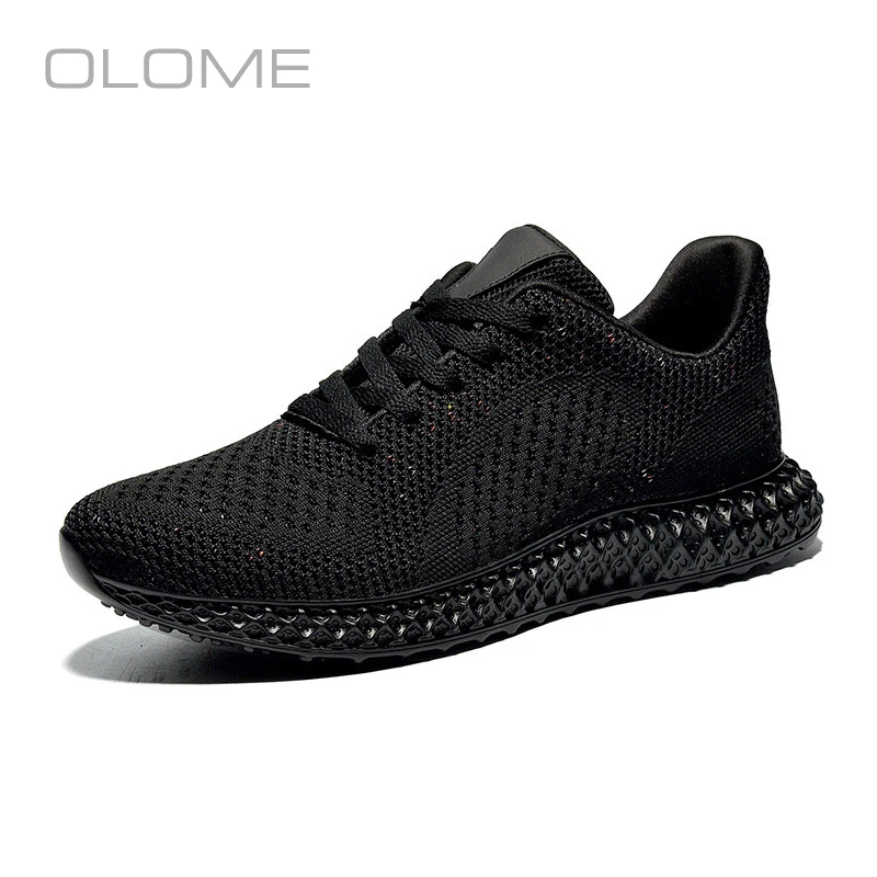 

OLOME Breathable Sports Shoes 2019 Spring Summer Soft Shoes Lightweight Joker casual shoes white shoes male