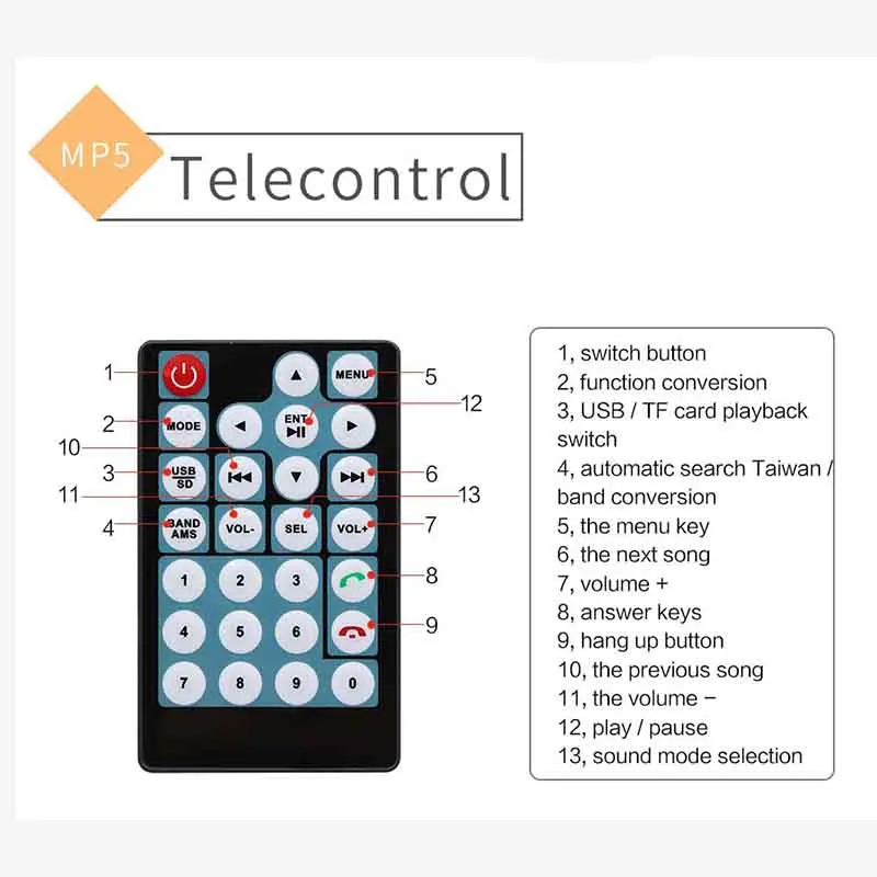 7 &quotсенсорный экран 1080P Bluetooth Handsfree музыкальный плеер Автоэлектроника аудио MP5