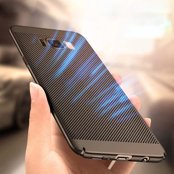 

Case For Samsung Galaxy S10 Plus S8 S9 Plus S6 S7 Edge S10e S10 Plus Slim Heat Dissipation Breathable Cooling Hard PC Case Shell