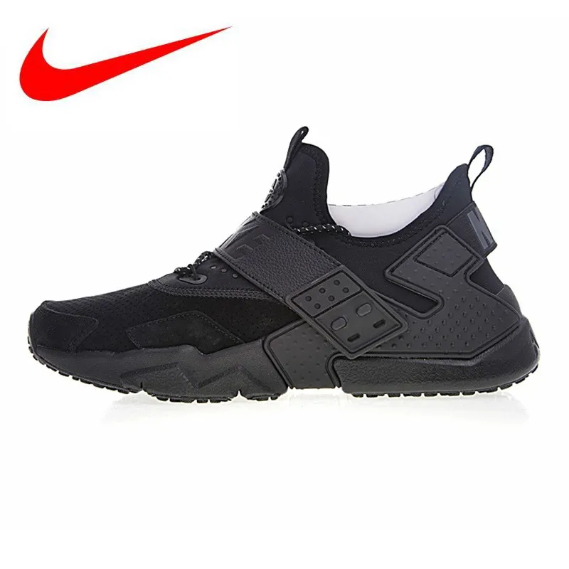 Nike Air Huarache Drift Men's Running Shoes,Black, Lightweight