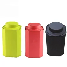 8,3*15 см круглая жестяная коробка для чая, металлическая коробка для хранения конфет, пищевые банки