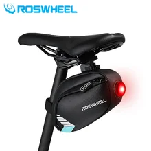 Roswheel MTB bike bag saddle bag rear bicycle seat led cycling cycle bike pannier bag light 2017new bags accessories product