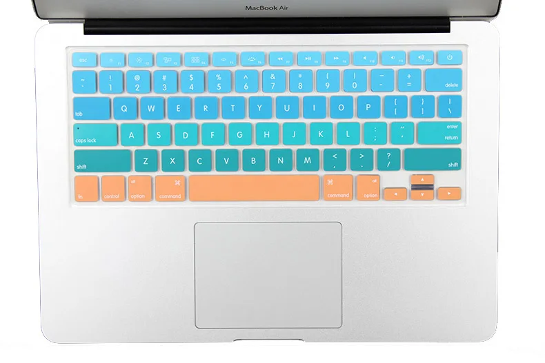 Цветная силиконовая крышка клавиатуры для MacBook Air 13 Pro 15 17 Retina imac 21 5 27 &quot
