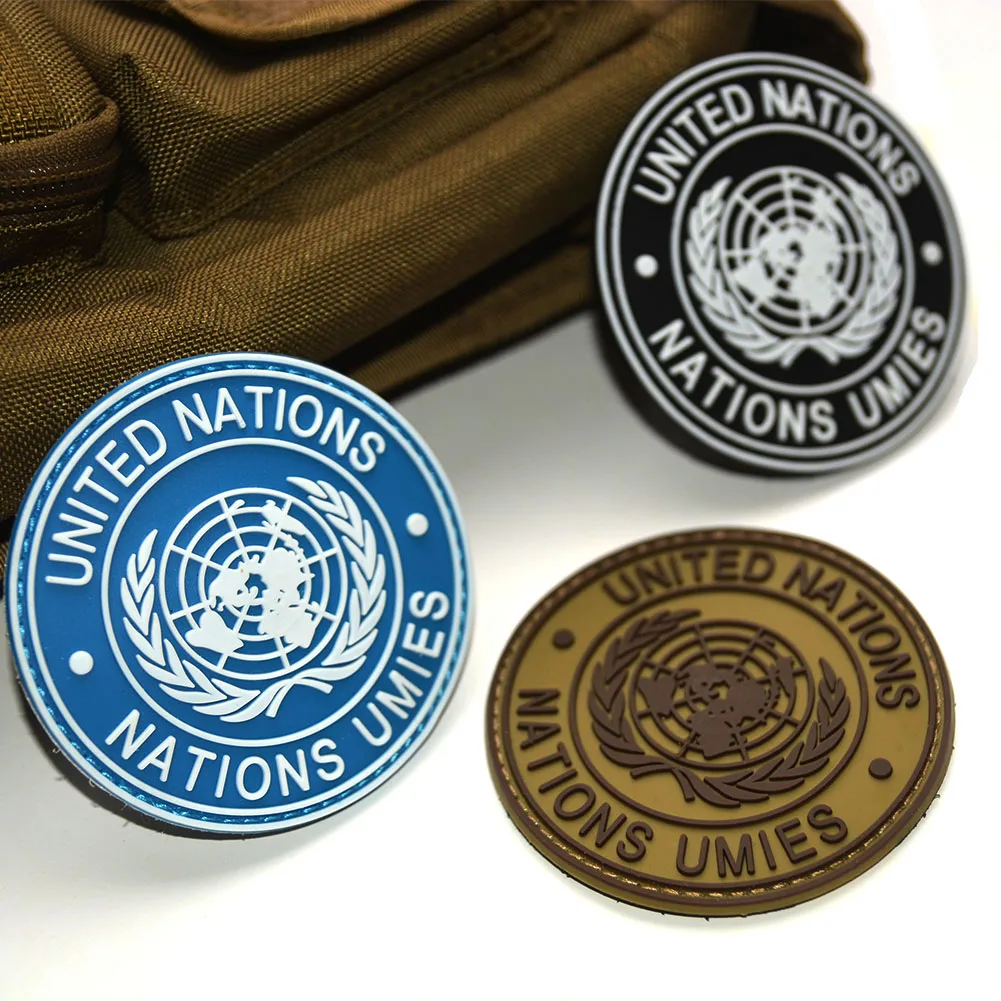 Модный значок международного U.N UN подлинные нарукавники на плечо для большинства военных комплектов и одежды Badg