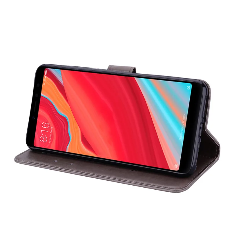 best flip cover for xiaomi Xiaomi Redmi S2 Ốp Lưng Nồi Cơm Điện Từ Redmi S2 Ốp Lưng Flip PU Da Ốp Lưng Điện thoại Xiaomi Redmi S2 S 2 Toàn Cầu phiên bản RedmiS2 Bao xiaomi leather case color