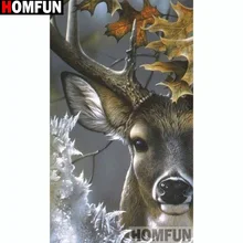 HOMFUN-pintura de diamante 5D DIY