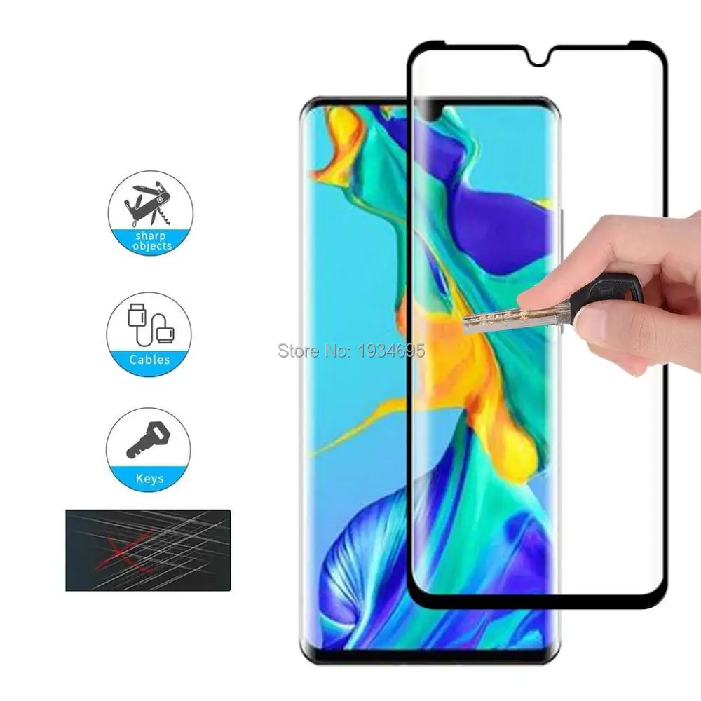 huawei P30 Pro закаленное стекло Экран протектор для huawei P30 P30 Pro 3D защитный Стекло P30 Pro Полное покрытие Стекло