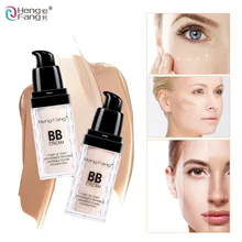 HengFang 3 цвета гладкой влажную и тональный, для придания яркости База под макияж Солнцезащитный крем прочного Водонепроницаемый Отбеливание лица основа для макияжа BB крем