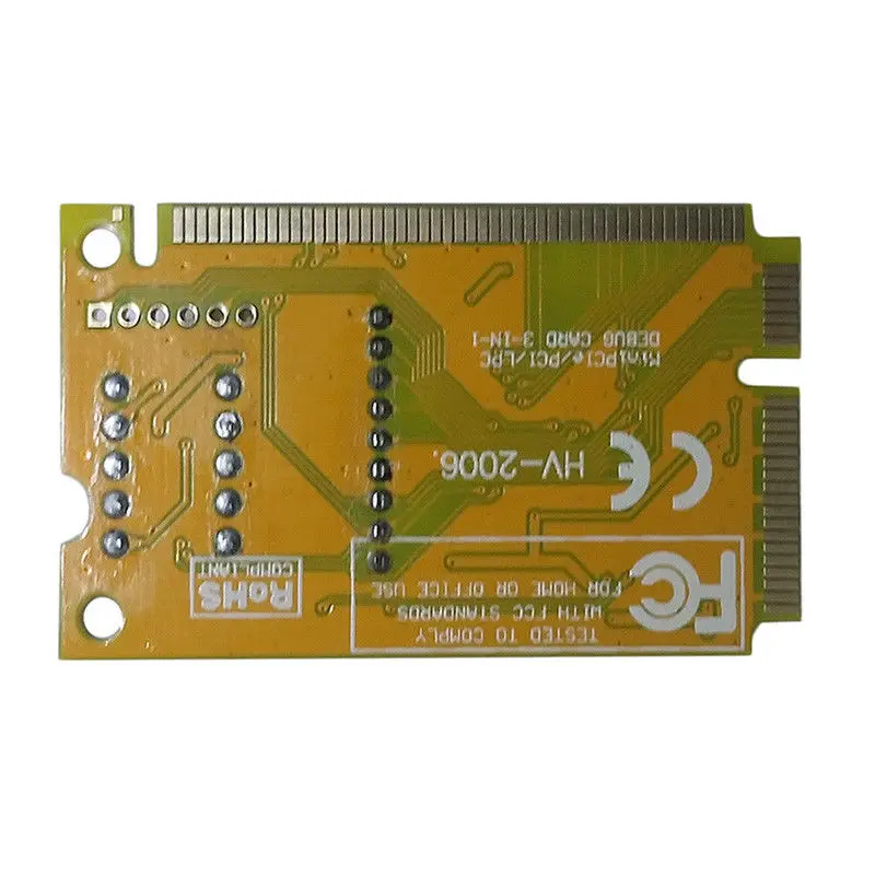 2-значный Портативный компьютер PC Mini PCI-E LPC ноутбук анализатор тестер материнская плата печатная плата для отладки проверки диагностическая карта