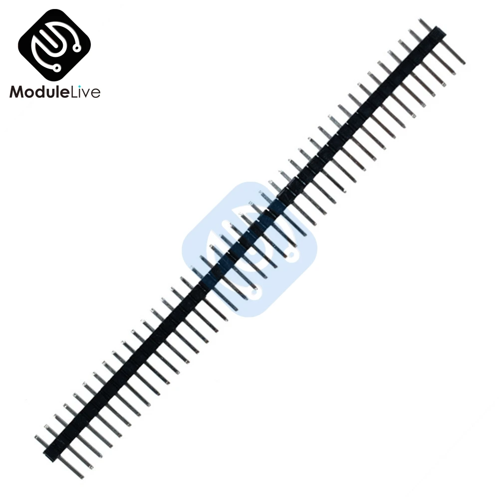 

20Pcs Single Row 40Pin 2.54mm Round Female Pin Header Diy Electronic Kit
