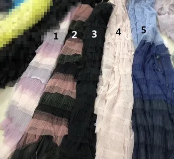 

5 colours nigerian lace fabric with embroidery tulle mesh african french lace fabric high quality