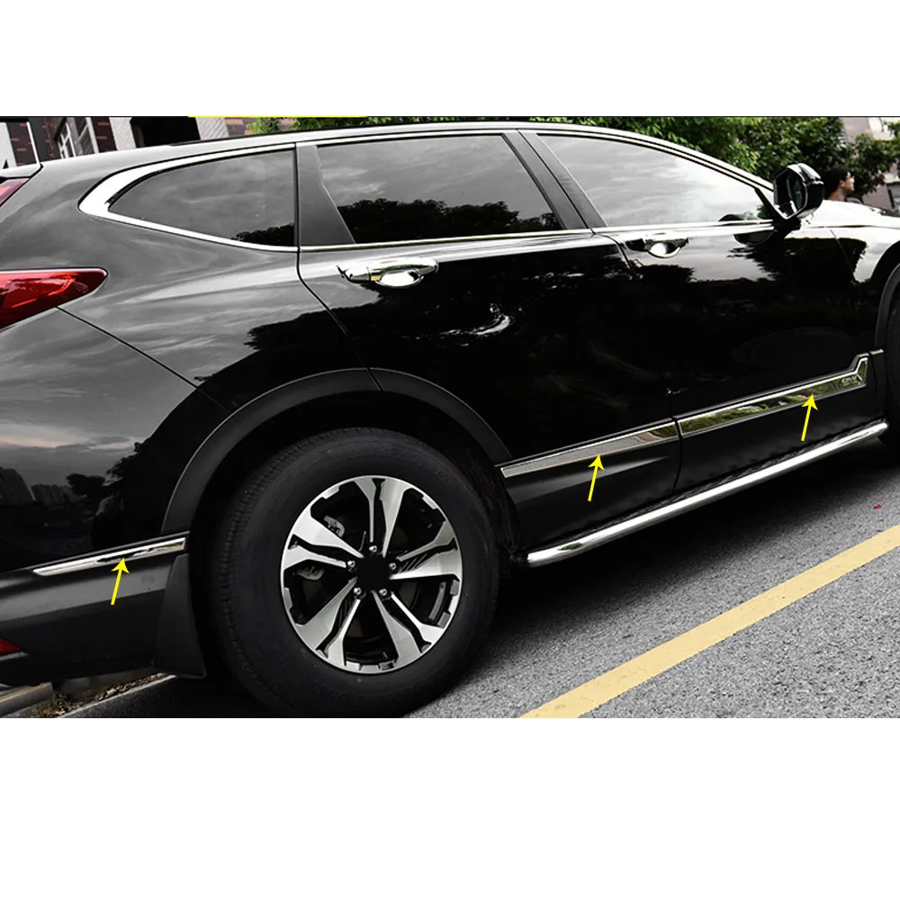 4 шт. автомобильные аксессуары для Honda CRV CR V 2017 18|Хромирование| |
