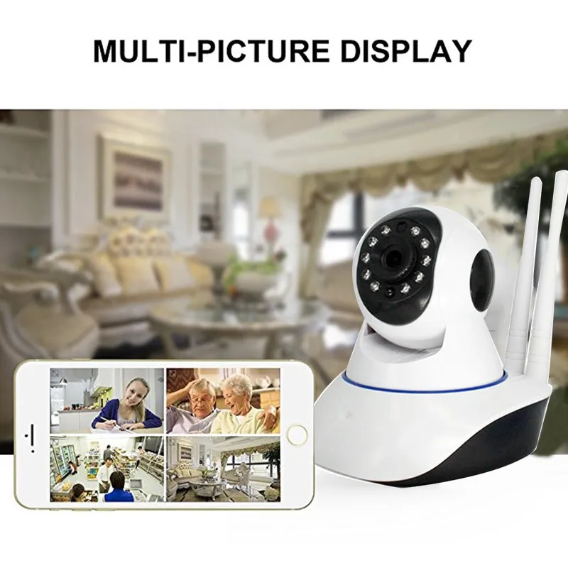 

Full HD 1080P Security IP Camera Remote Network Surveillance Camera Baby Monitor Intercom Video Take Photoes Wireless Camera