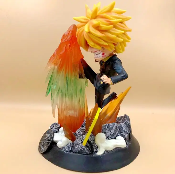 

Anime ONE PIECE Vinsmoke Sanji Cute Action Figure PVC Action Collectible Model Doll Toys for Children Gifts With Box 20cm