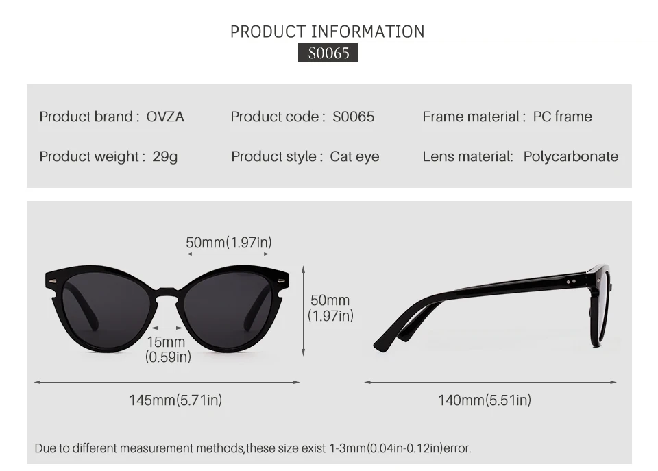 OVZA, Ретро стиль, кошачий глаз, солнцезащитные очки для женщин,, брендовые, дизайнерские, Ретро стиль, уф400, роскошные очки для девушек, высокое качество, S0065