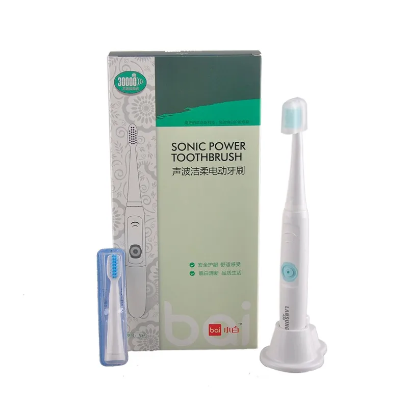 Escova de Dentes à Prova d' Água Onda Acústica Lansung Baterias Ipx7 Vibração Sonora Elétrica Frete Grátis A39 5 High Quality Eletrodomésticos