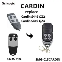 Cardin S449 QZ2 QZ4 дистанционный пульт garage команда плавающий код Cardin S449 пульт управления воротами ручной передатчик 433,92 МГц, брелок-контроллер