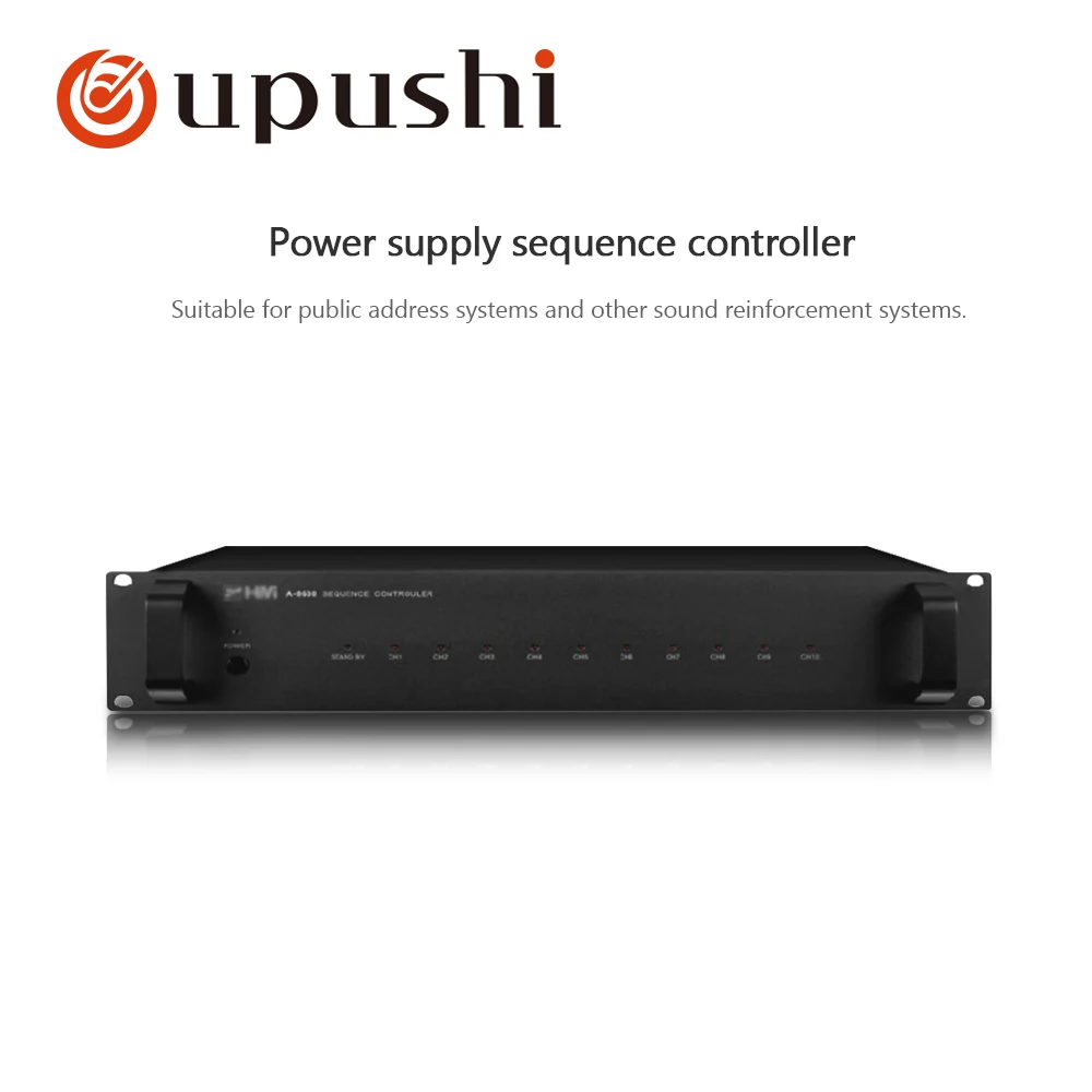 OUPUSHI A 8608 Power Sequencer Control the power supply of other host devices for pa system
