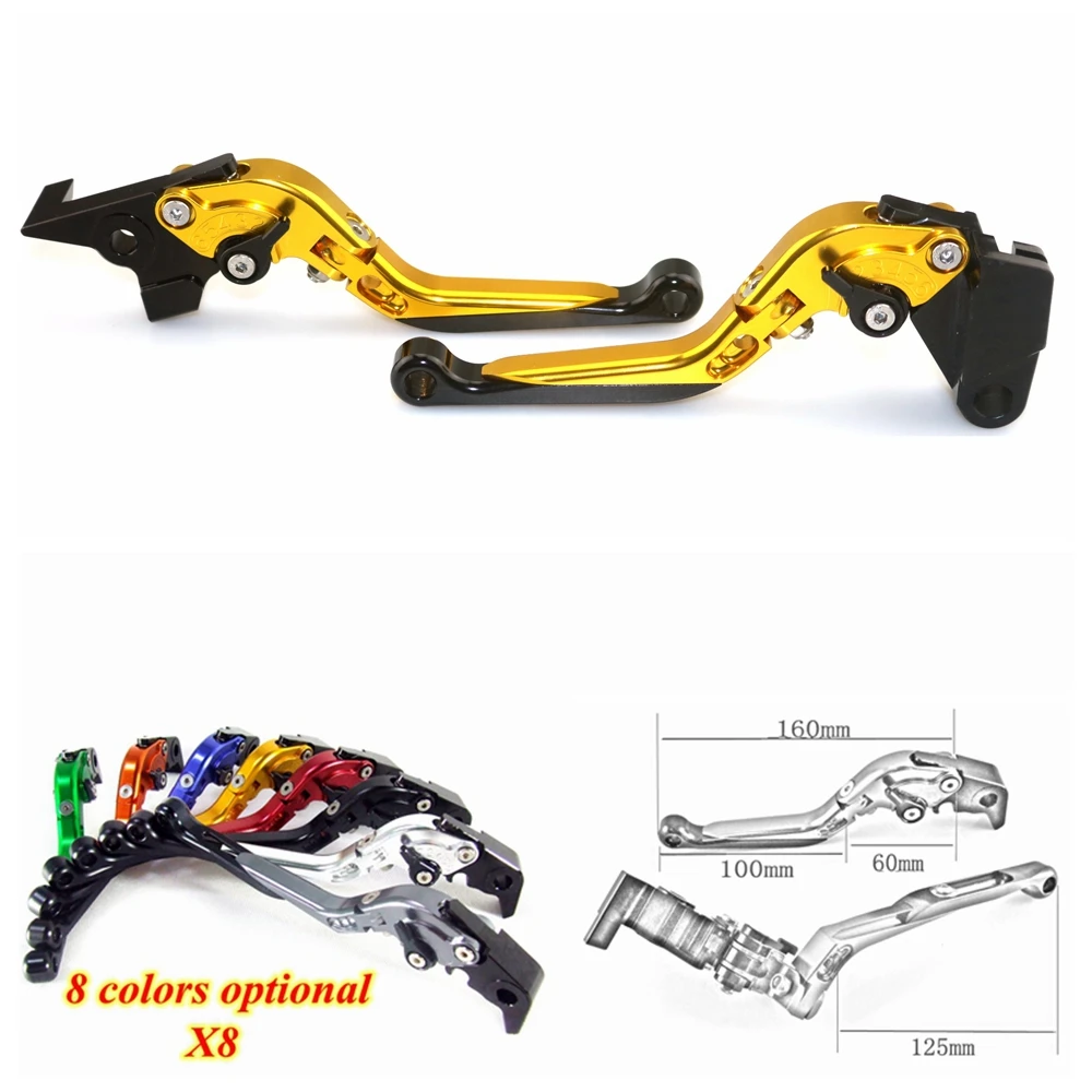 Регулируемый рычаг сцепления тормоза для KAWASAKI GPZ500S/EX500R NINJA 1990-2009 CNC складной 90