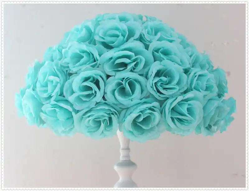 Цветок из искусственного шелка Тиффани 45 см * 4 шт.|artificial silk flowers|silk flowersrose kissing ball |