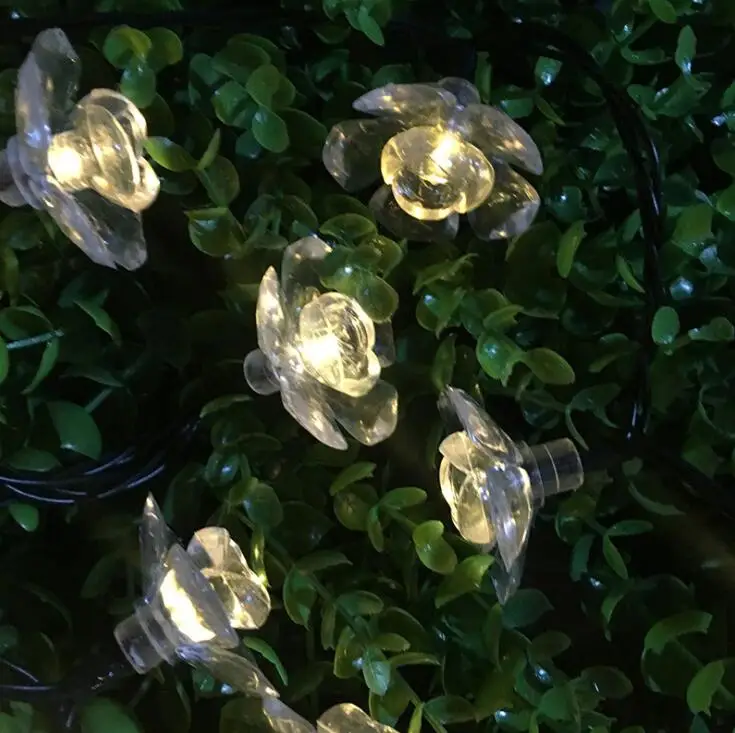 

LED flower string light decoration holiday coloured light battery box lamp string 1.5m 10led
