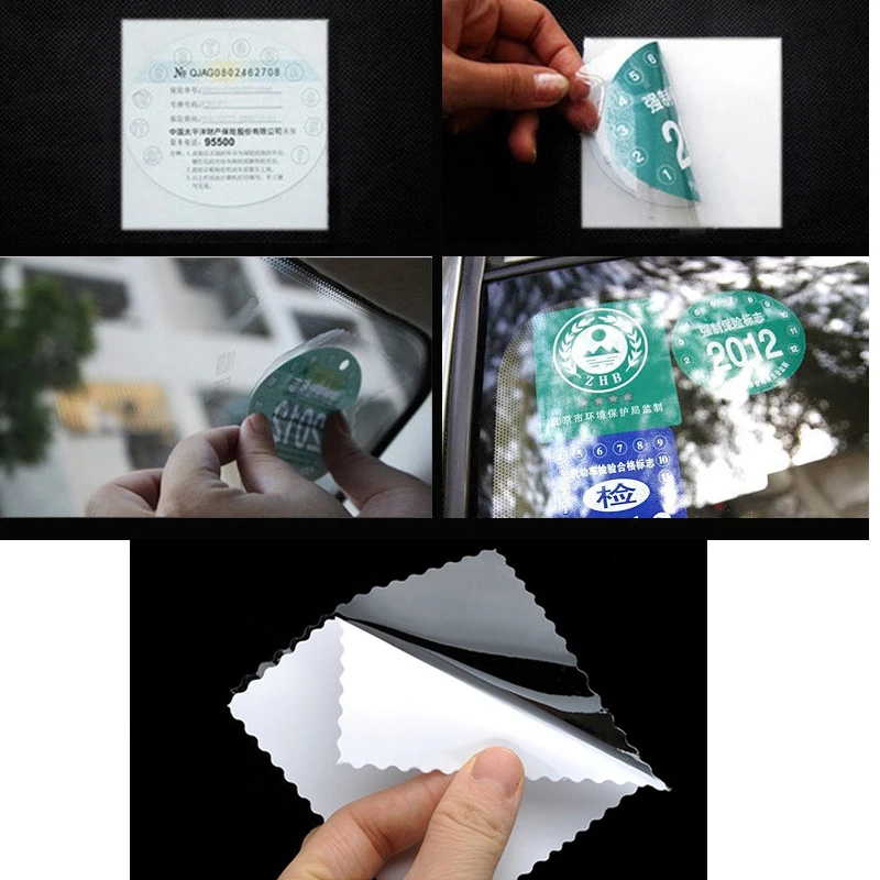 

3 pcs/bag car Window static sticker No trace sticker