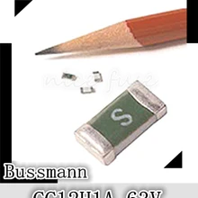 Нам bussman CC12H1A 63 В 1206 D предохранители 1A посылка