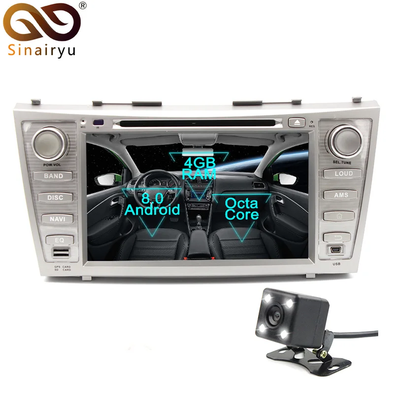 Sinairyu Android 8 0 8 Core 4G RAM Car DVD font b GPS b font For