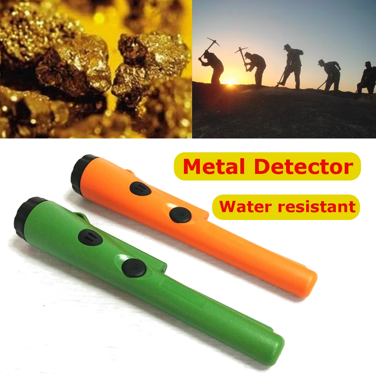

New Water Resistant Pinpointer Metal Detector Professional Gold Metal Detector LED Treasure Finder Automatic Pinpointer Tester