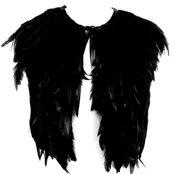 

Body Leather Harness Feather Cage Chast Bra Belt Black Sexy Lingerie Fetish for Women Goth Festival Party Plus Size Rave Dance