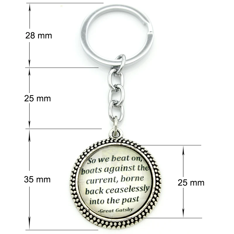 TAFREE Hedgehog In The Fog Key Chain men women for Handmade Fashion Keychain round Glass animal style metal jewelry H224|keychain women|hedgehog