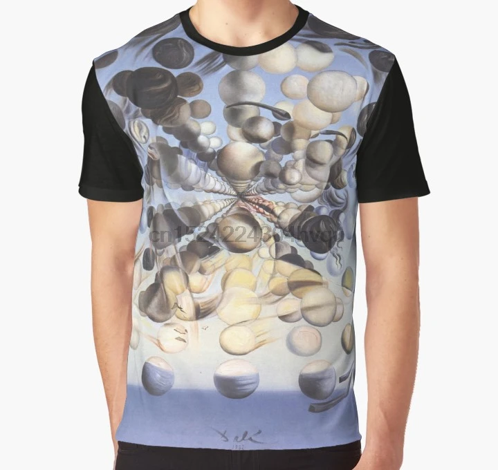 

All Over Print 3D Tshirt Men Funny T Shirt Galatea of the Spheres-Salvador Dali Full Print Big print Graphic T-Shirt