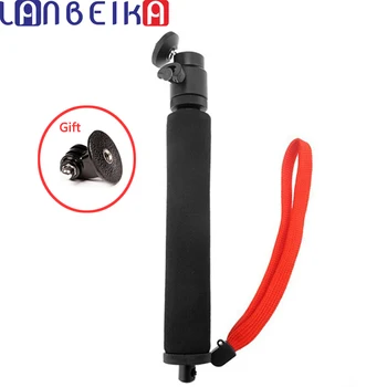 

LANBEIKA For GoPro Accessories 2 In 1 Selfie Stick Alloy Monopod Tripod + Adapter For SJCAM SJ4000 SJ6 SJ7 GoPro 6 5 4 3+ Eken
