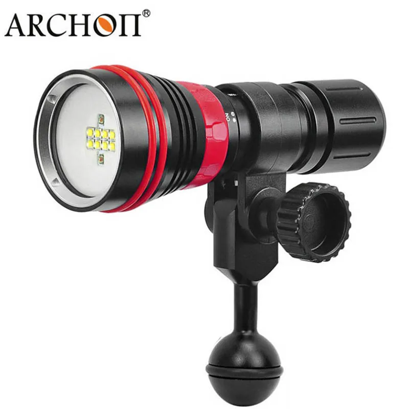 Карманный фонарик для дайвинга ARCHON D26VR W32R 2000 лм белый красный видео свет