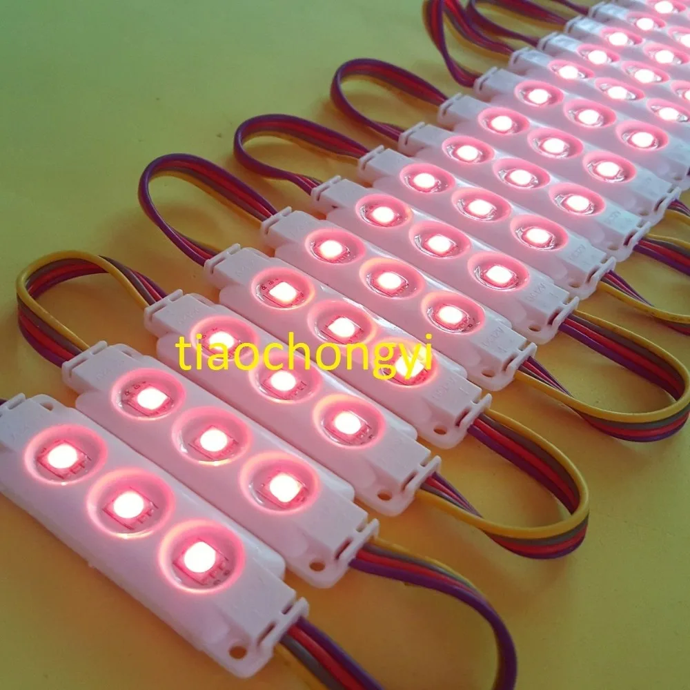 Новый 20 шт Водонепроницаемый 3LED 5050 SMD RGB белый модуль декоративная лампа 12V|module