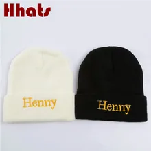 Модные Хенни шапка в стиле хип-хоп Однотонный мужской вязаная шапка повседневные туфли; черный цвет; белый цвет; для мужчин skullies beanie Унисекс капор Перевозка груза падения